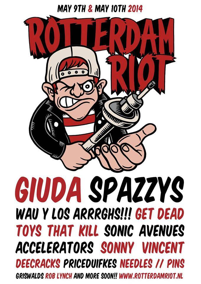 Toys That Kill appearances at Queensday Festival and Rotterdam Riot